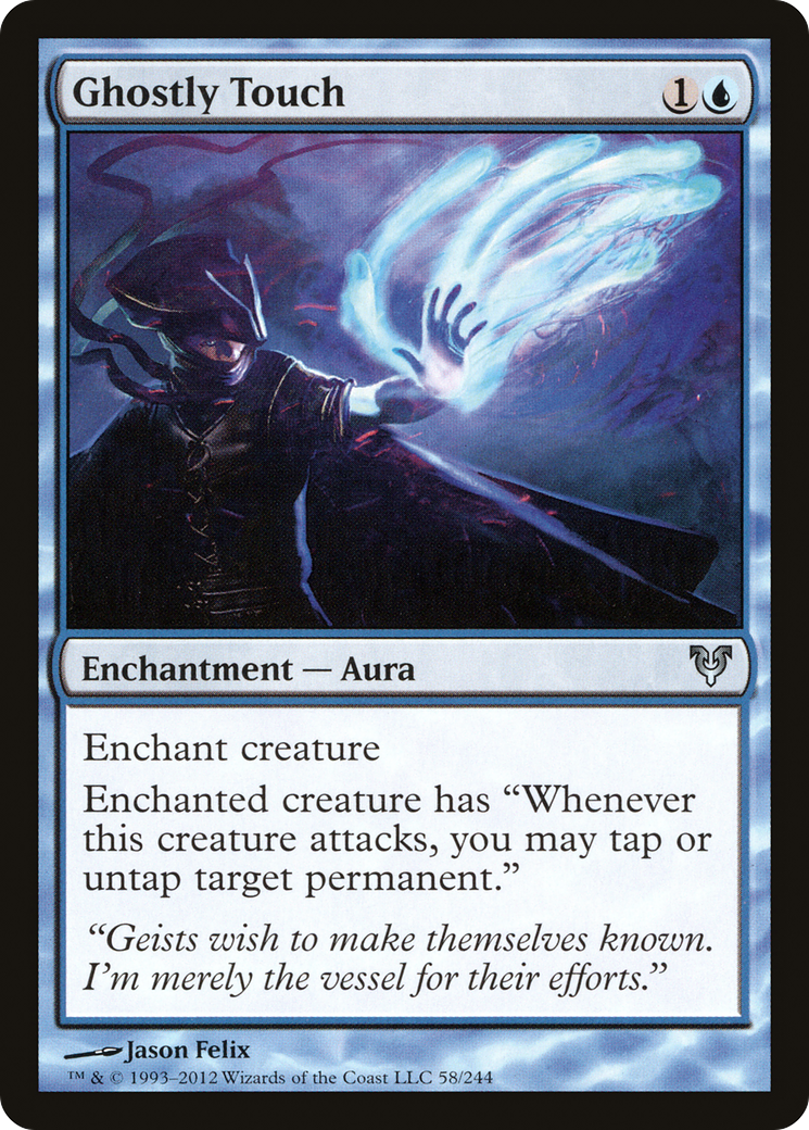Ghostly Touch (AVR-058)  - Avacyn Restored