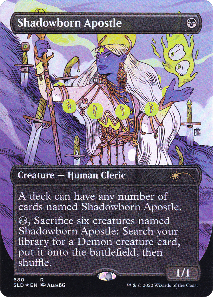 Shadowborn Apostle (680) (SLD-680)  Foil - Secret Lair Drop: (Full Art) (Borderless)