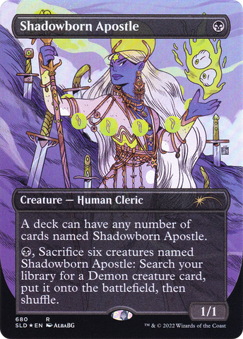 Shadowborn Apostle (680) (SLD-680)  Foil - Secret Lair Drop: (Full Art) (Borderless)