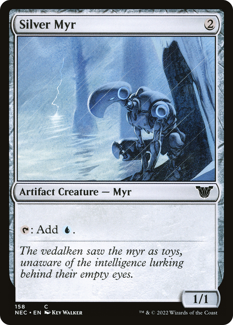 Silver Myr (NEC-158)  - Neon Dynasty Commander