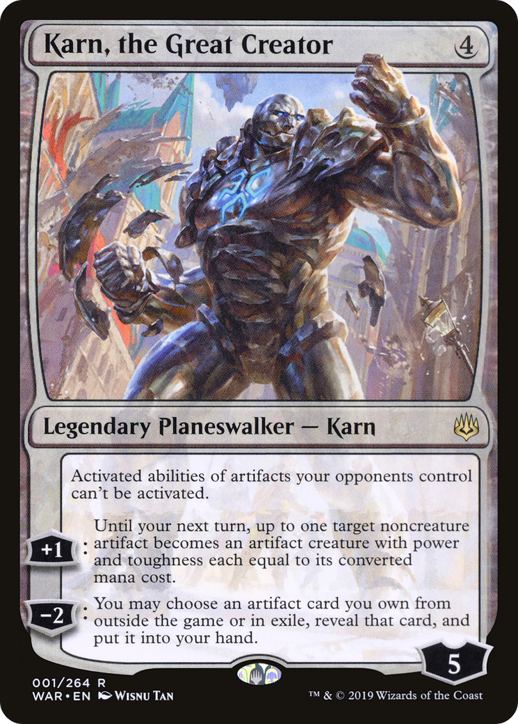 Karn, the Great Creator (WAR-001)  - War of the Spark