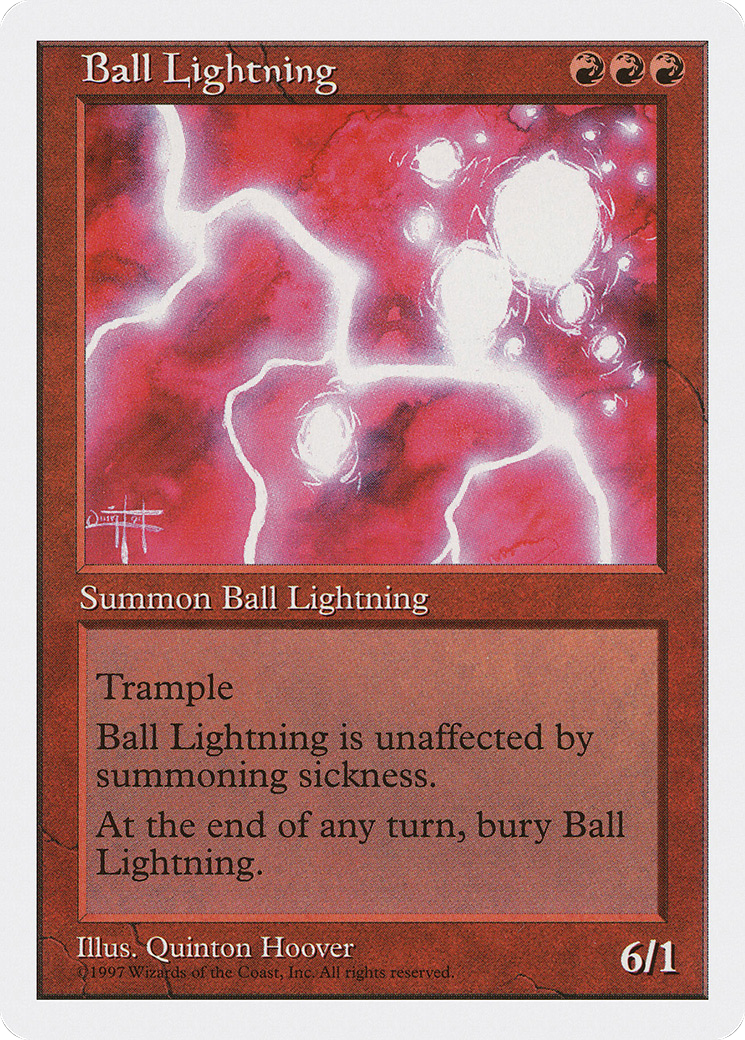 Ball Lightning (5ED-)  - Fifth Edition