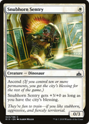 Snubhorn Sentry (RIX-023)  - Rivals of Ixalan
