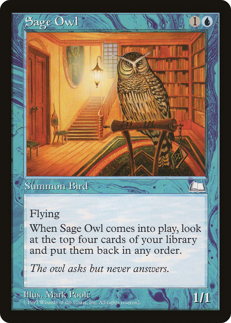 Sage Owl (WTH-) - Weatherlight