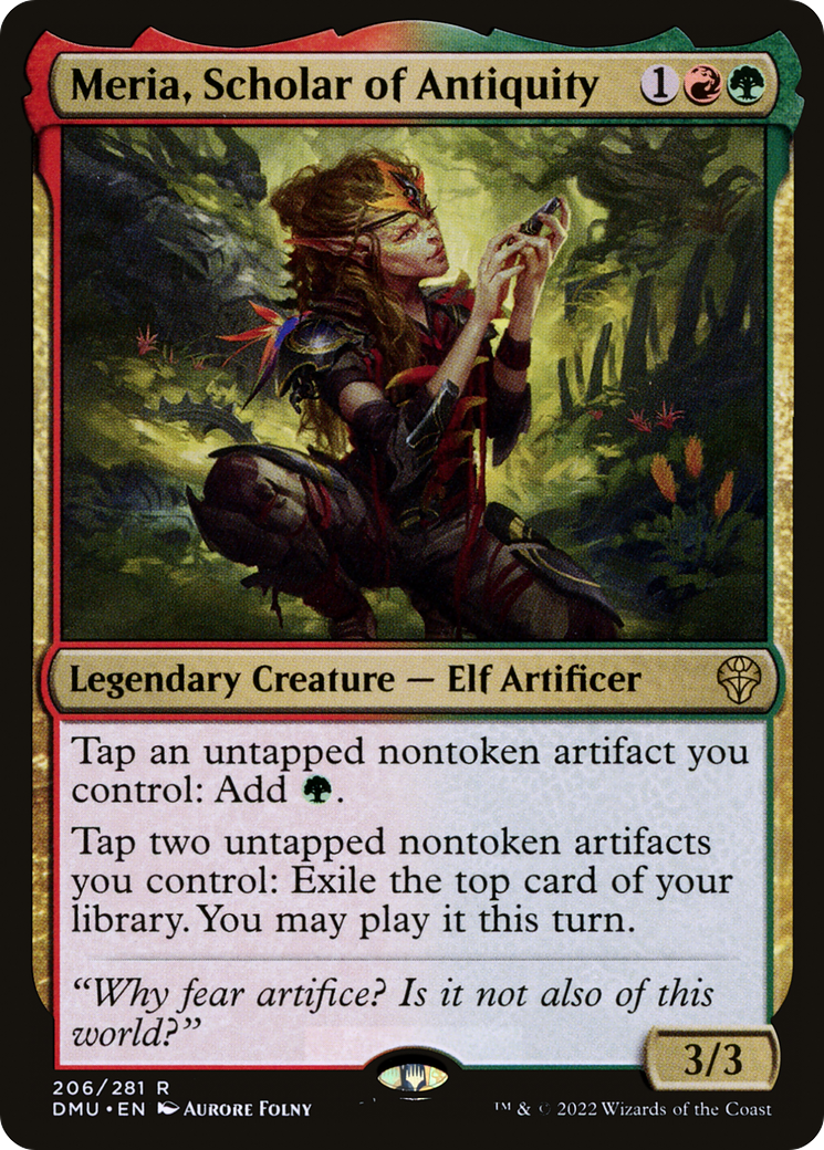 Meria, Scholar of Antiquity (DMU-206)  Foil - Dominaria United