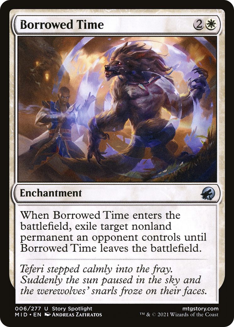 Borrowed Time (MID-006)  Foil - Innistrad: Midnight Hunt