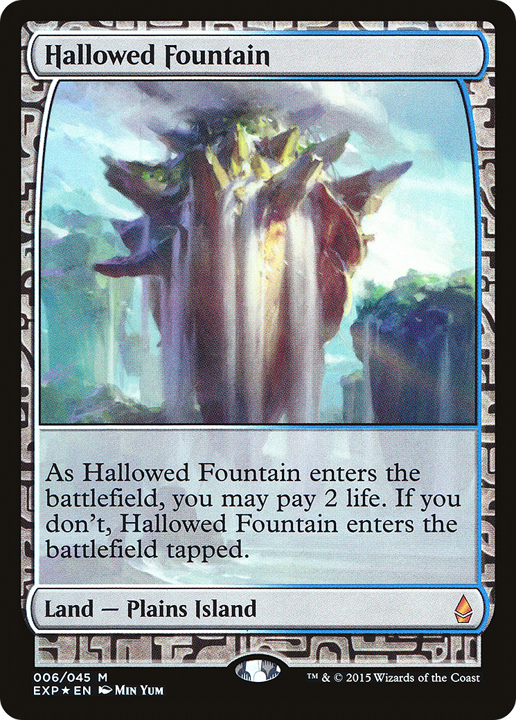 Hallowed Fountain (EXP-006)  Foil - Zendikar Expeditions