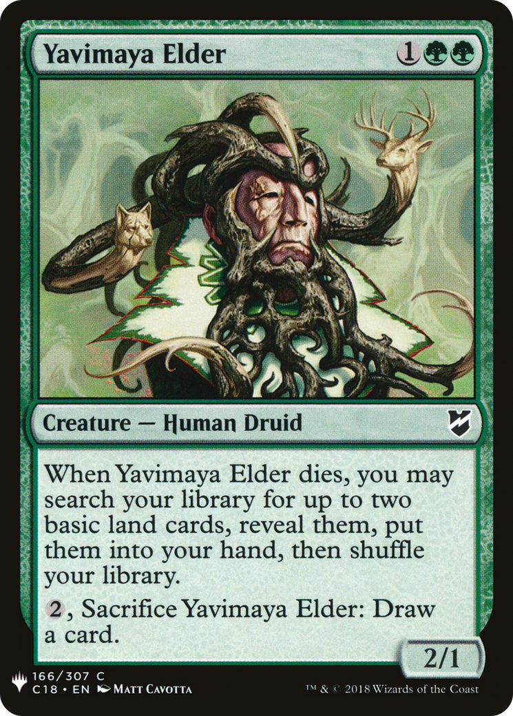 Yavimaya Elder (LIST-C18-166)  - The List
