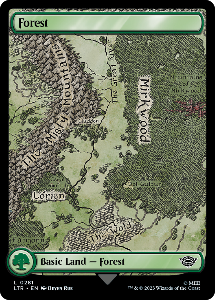 Forest (0281) (LTR-281)  Foil - The Lord of the Rings: Tales of Middle-earth