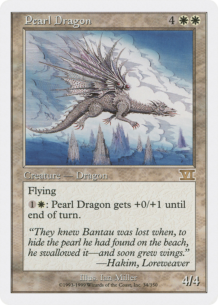 Pearl Dragon (6ED-034)  - Classic Sixth Edition