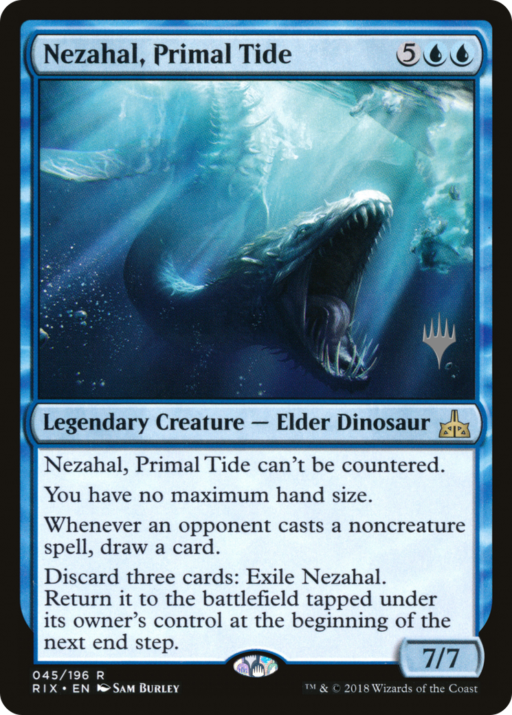 Nezahal, Primal Tide (PPM20-045) - Rivals of Ixalan Promos Foil