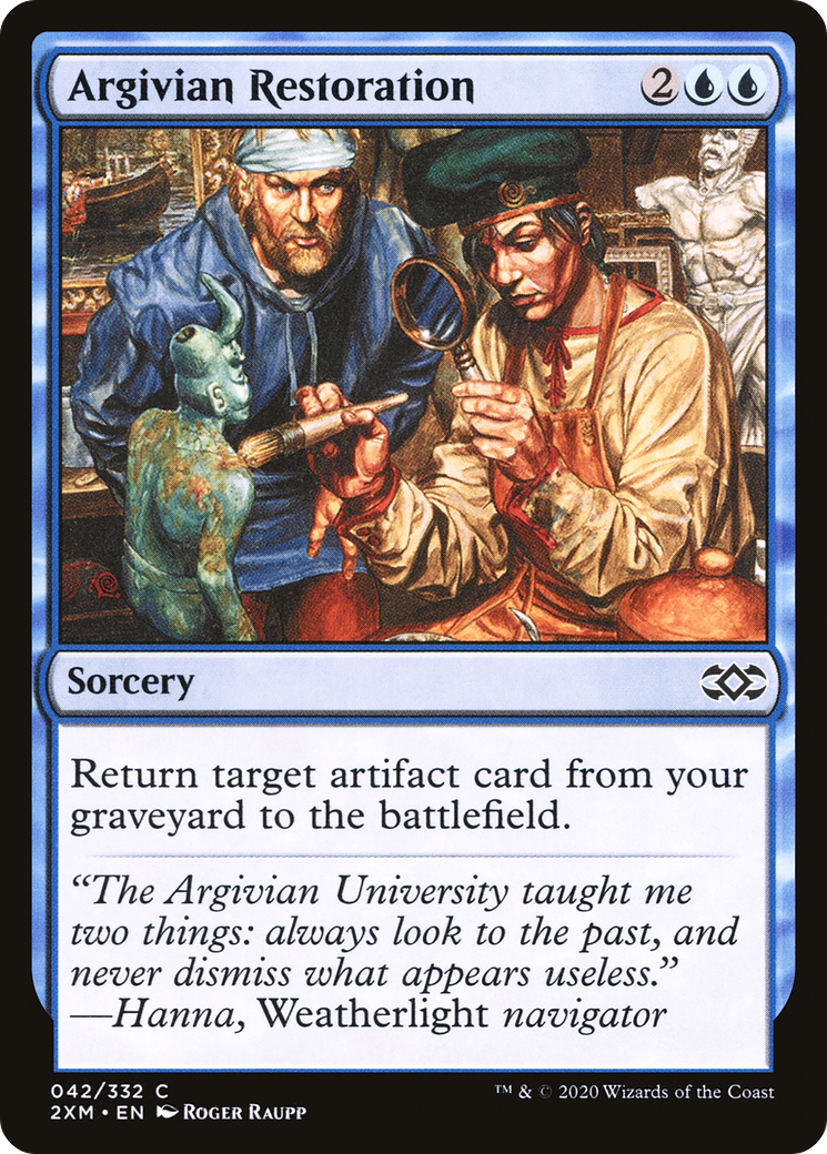 Argivian Restoration (2XM-042)  Foil - Double Masters