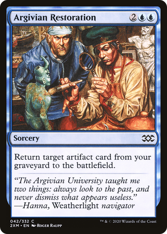 Argivian Restoration (2XM-042)  Foil - Double Masters