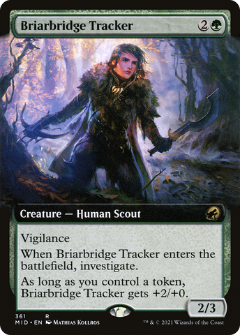 Briarbridge Tracker (Extended Art) (MID-361)  - Innistrad: Midnight Hunt: (Extended Art)