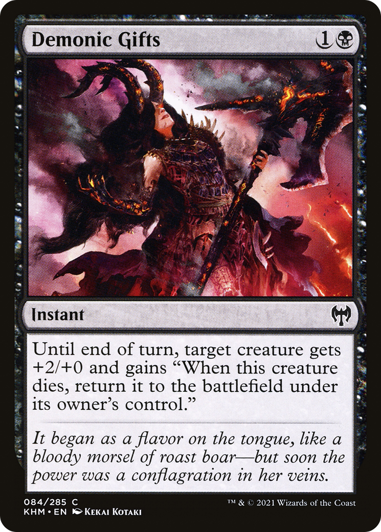 Demonic Gifts (KHM-084)  Foil - Kaldheim