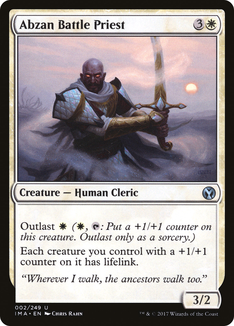 Abzan Battle Priest (IMA-002)  Foil - Iconic Masters