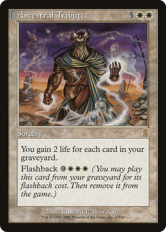 Ancestral Tribute (ODY-002)  Foil - Odyssey: (tombstone)