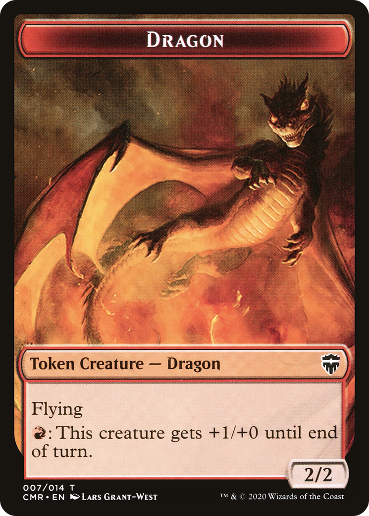 Dragon Token (CMR-007) - Commander Legends Tokens