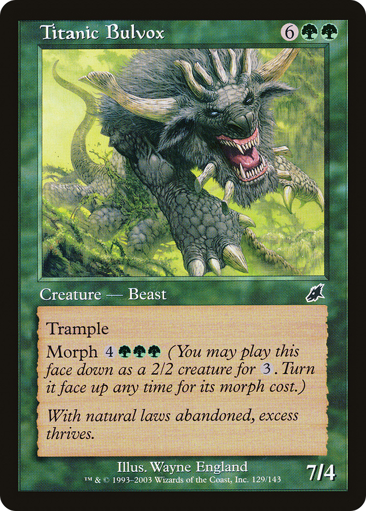 Titanic Bulvox (SCG-129)  - Scourge