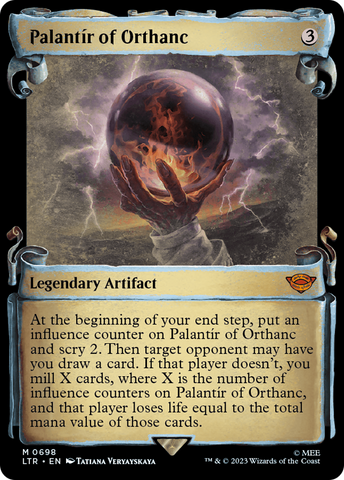 Palantir of Orthanc (Showcase Scrolls) (LTR-698)  Foil - The Lord of the Rings: Tales of Middle-earth: (Showcase)
