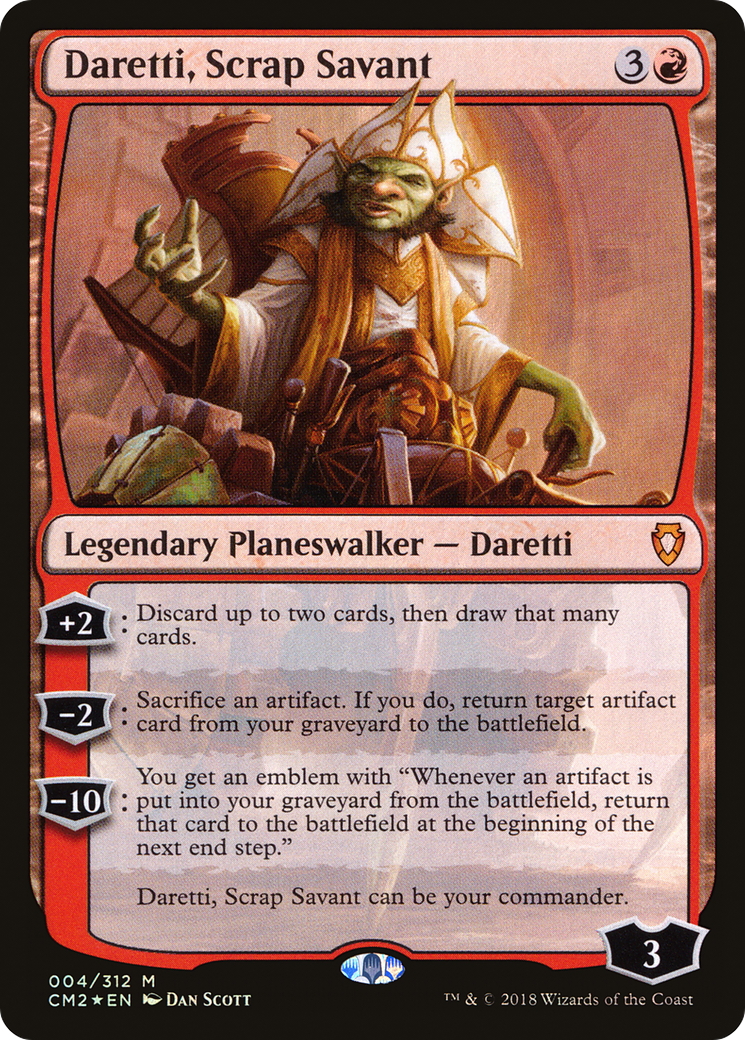 Daretti, Scrap Savant (CM2-004)  Foil - Commander Anthology Volume II