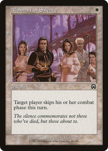 Moment of Silence (MMQ-028)  Foil - Mercadian Masques