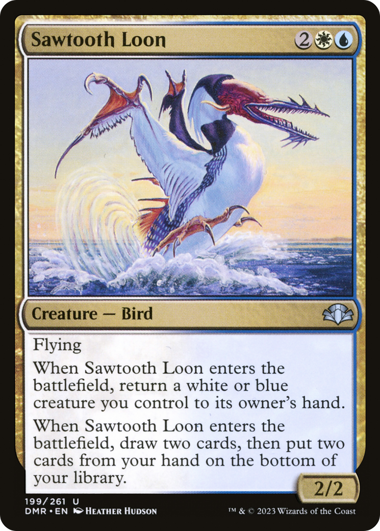 Sawtooth Loon (DMR-199)  Foil - Dominaria Remastered