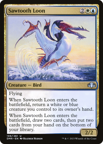 Sawtooth Loon (DMR-199)  Foil - Dominaria Remastered