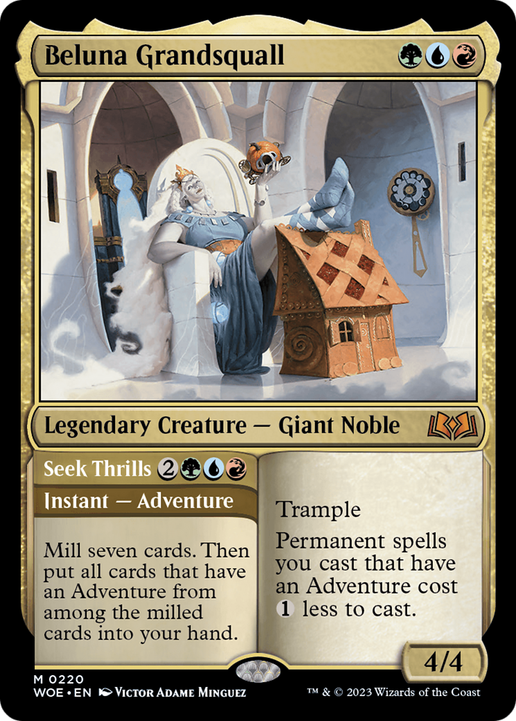 Beluna Grandsquall (WOE-220)  Foil - Wilds of Eldraine