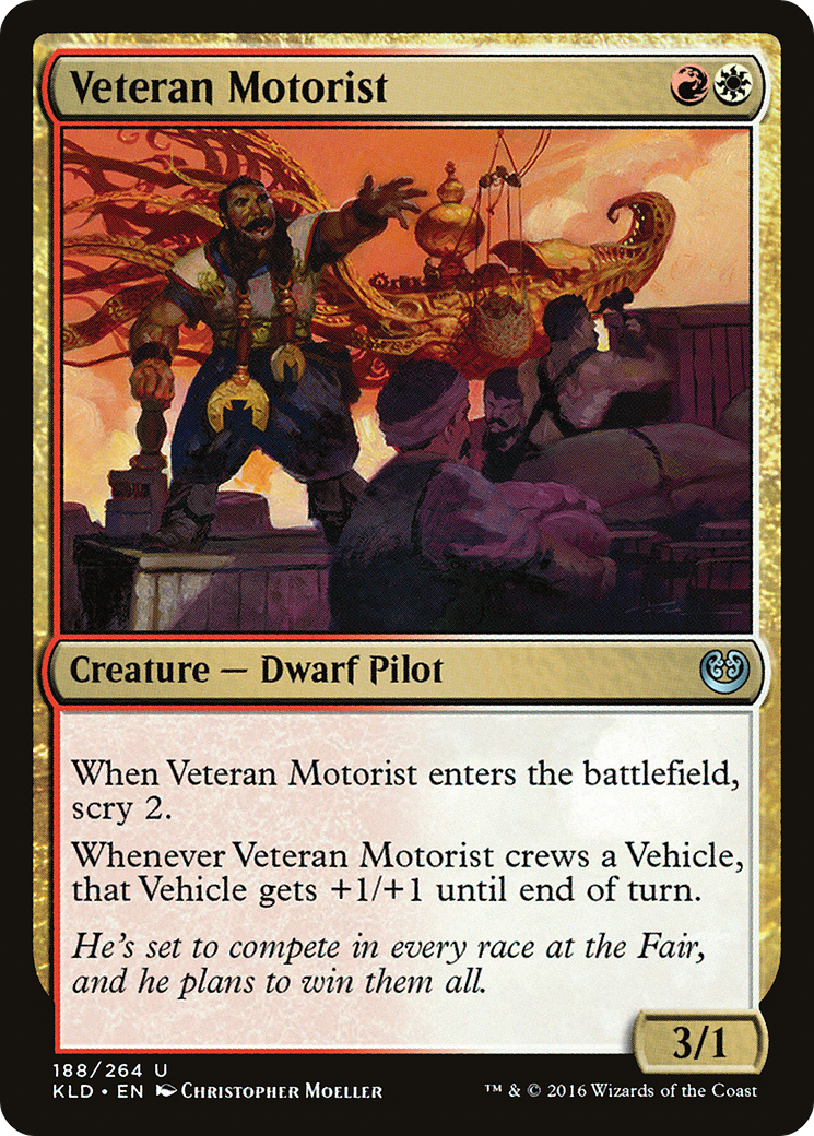 Veteran Motorist (KLD-188)  - Kaladesh