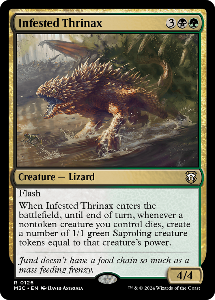 Infested Thrinax (M3C-126)  - Modern Horizons 3 Commander