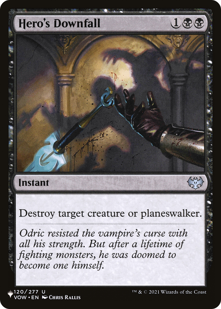 Hero's Downfall (LIST-VOW-120)  - The List