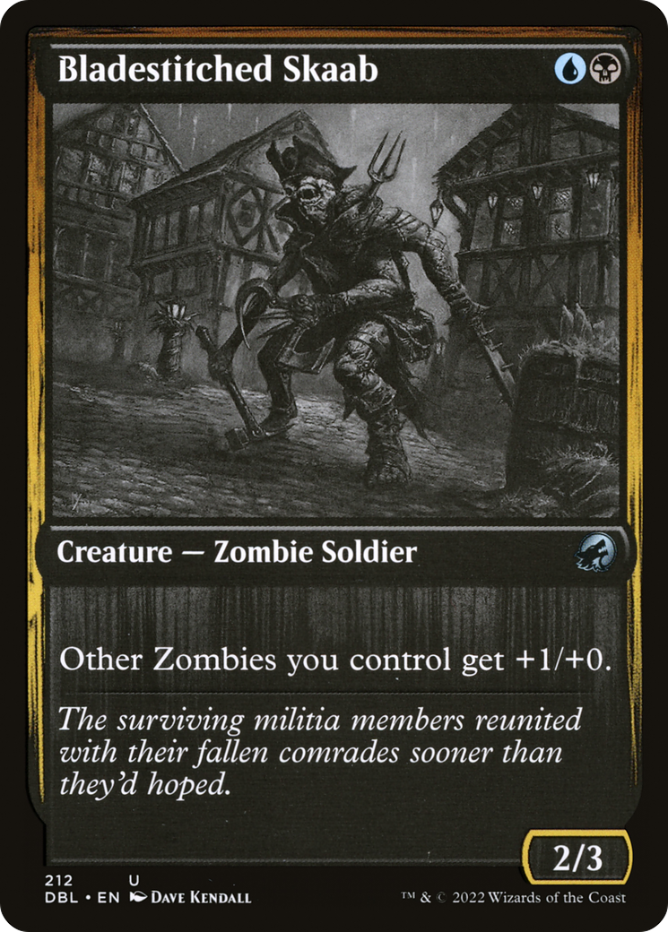 Bladestitched Skaab (DBL-212)  Foil - Innistrad: Double Feature