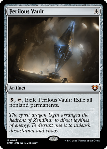 Perilous Vault (CMM-968)  - Commander Masters