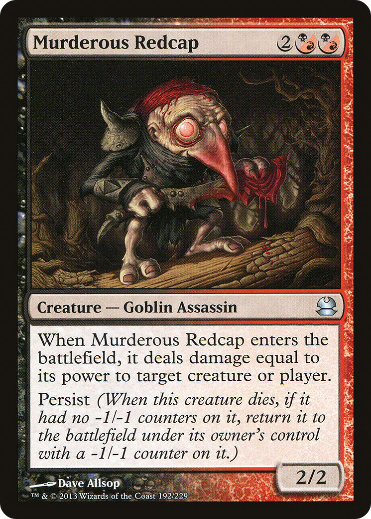 Murderous Redcap (MMA-192)  - Modern Masters