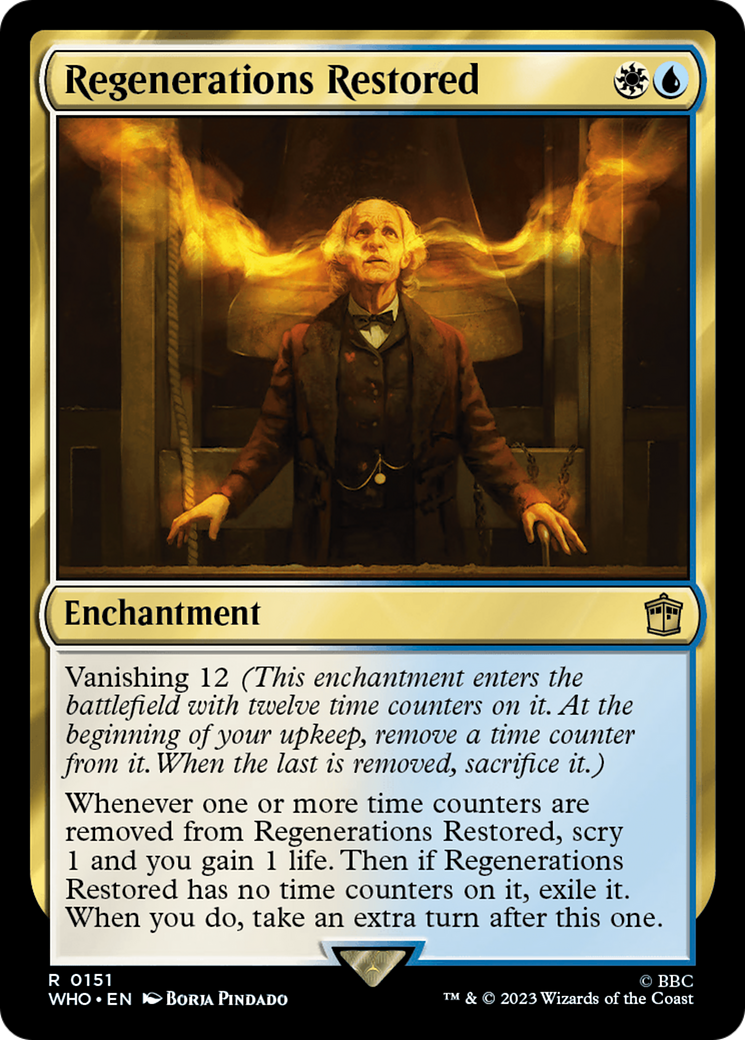 Regenerations Restored (WHO-151)  Foil - Doctor Who