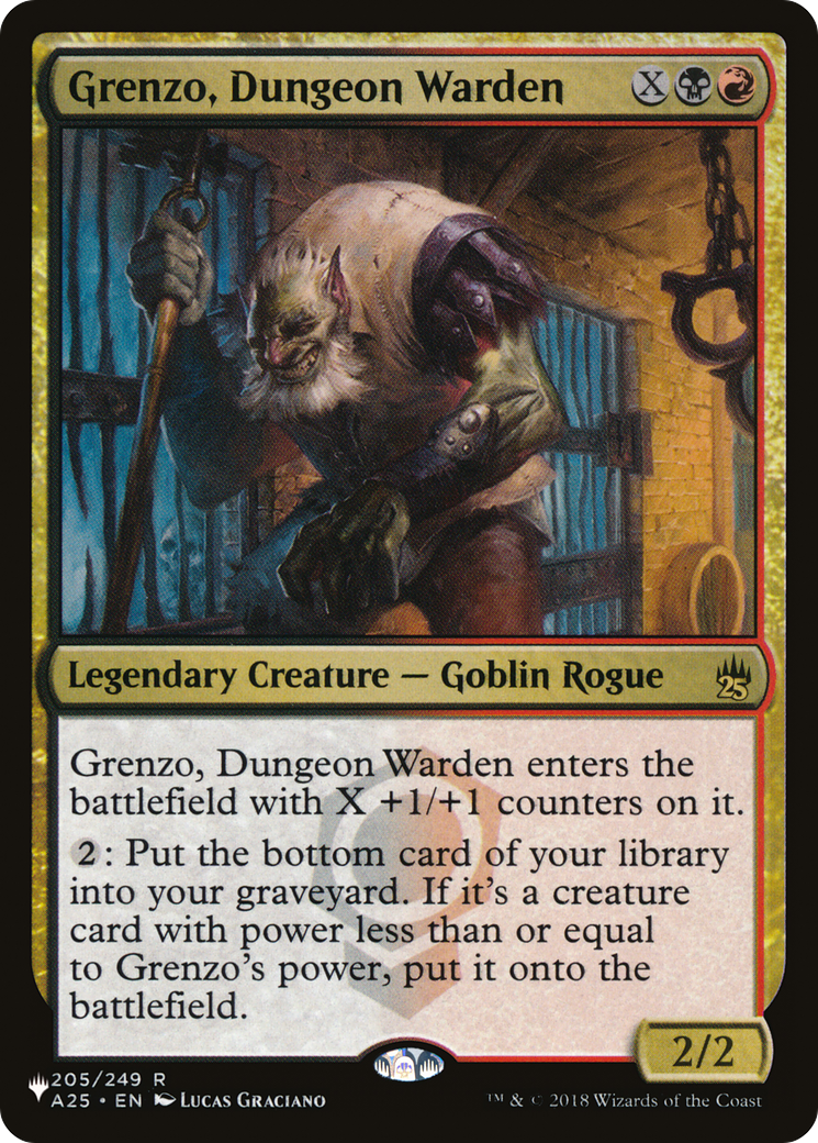 Grenzo, Dungeon Warden (LIST-A25-205)  - The List