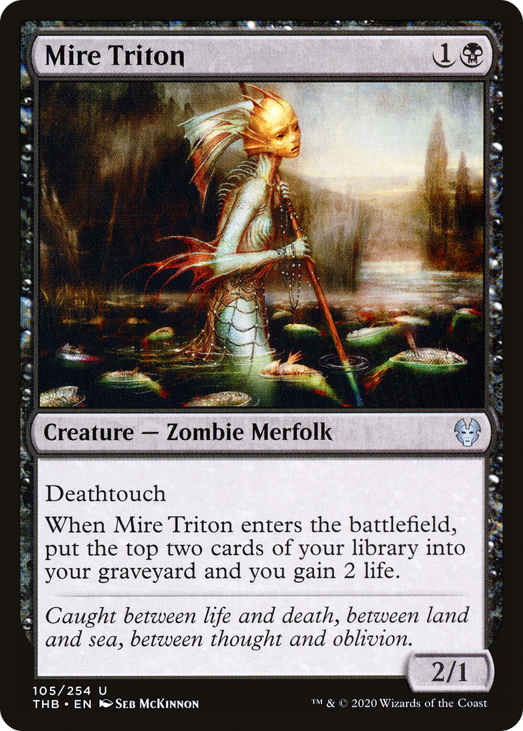Mire Triton (THB-105)  Foil - Theros Beyond Death