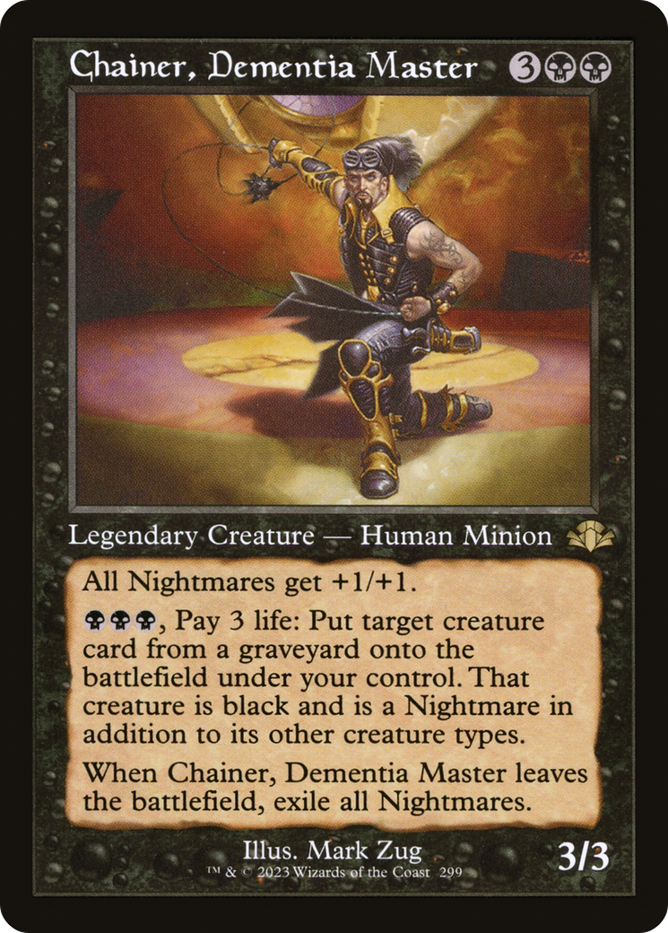 Chainer, Dementia Master (Retro Frame) (DMR-299)  Foil - Dominaria Remastered