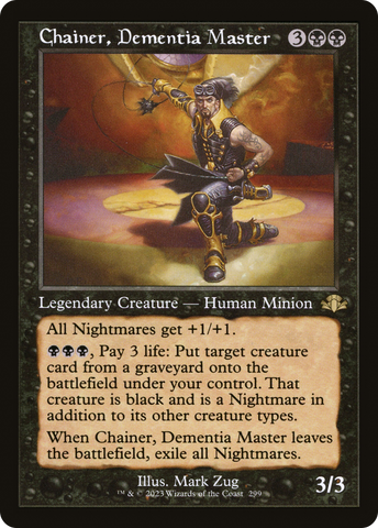 Chainer, Dementia Master (Retro Frame) (DMR-299)  - Dominaria Remastered