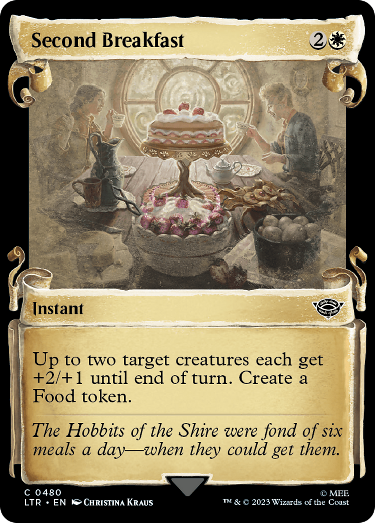 Second Breakfast (Showcase Scrolls) (LTR-480)  - The Lord of the Rings: Tales of Middle-earth: (Showcase)