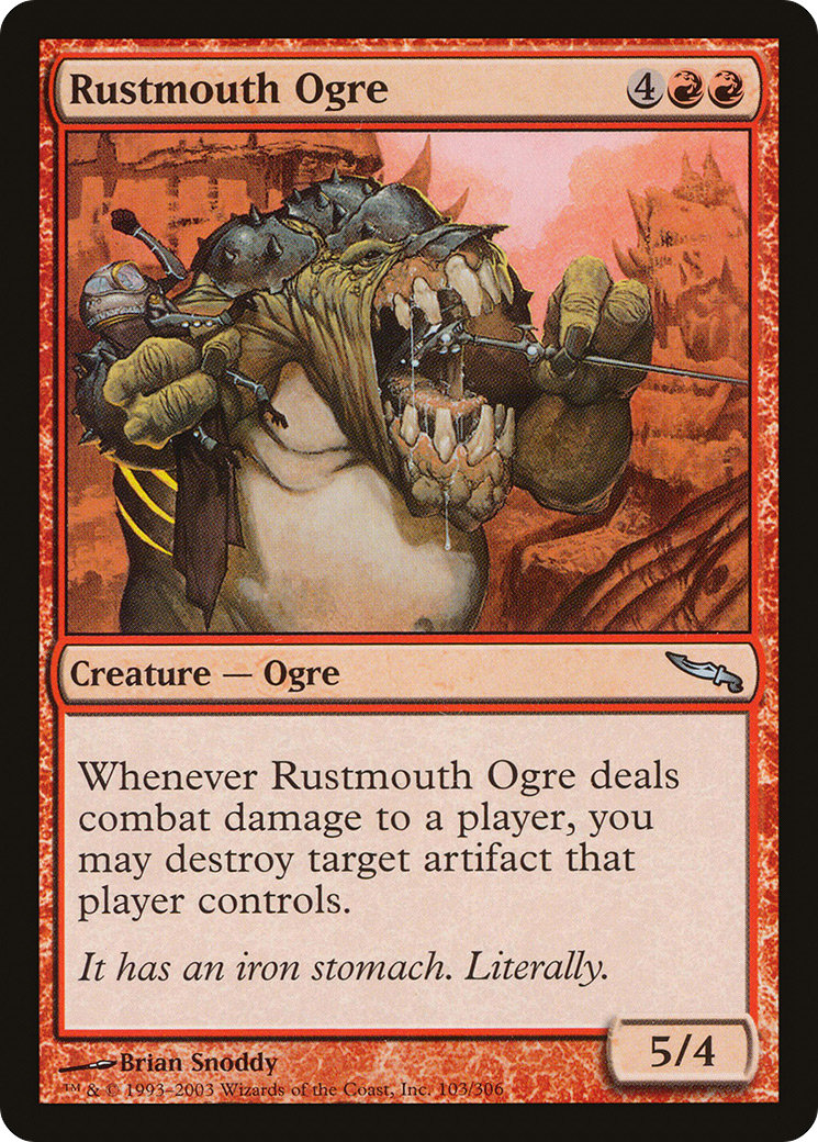 Rustmouth Ogre (MRD-103)  - Mirrodin