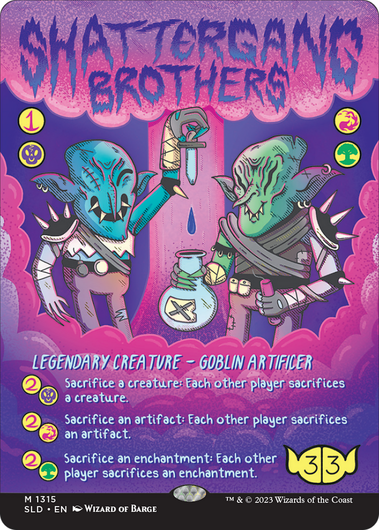 Shattergang Brothers (SLD-1315)  - Secret Lair Drop (Borderless)