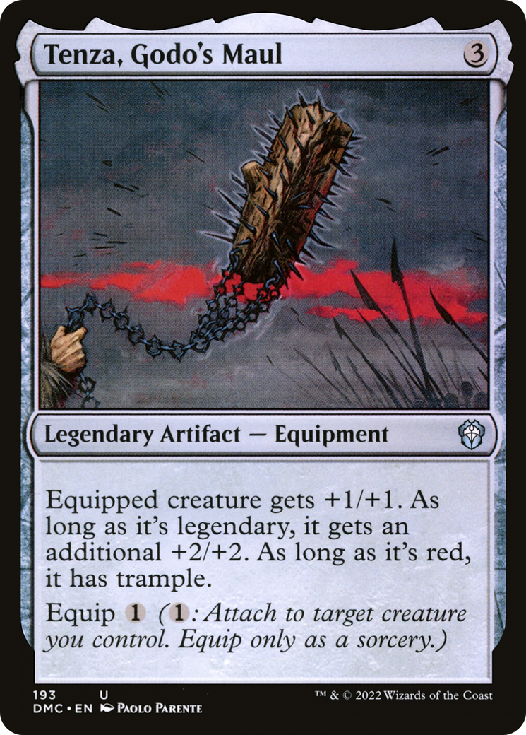Tenza, Godo's Maul (DMC-193)  - Dominaria United Commander