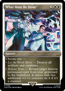 What Must Be Done (ACR-184)  Etched Foil - Assassin's Creed