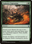 Explosive Vegetation (DTK-186)  - Dragons of Tarkir