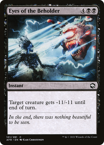 Eyes of the Beholder (AFR-101)  Foil - Adventures in the Forgotten Realms