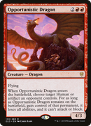 Opportunistic Dragon (ELD-133)  - Throne of Eldraine