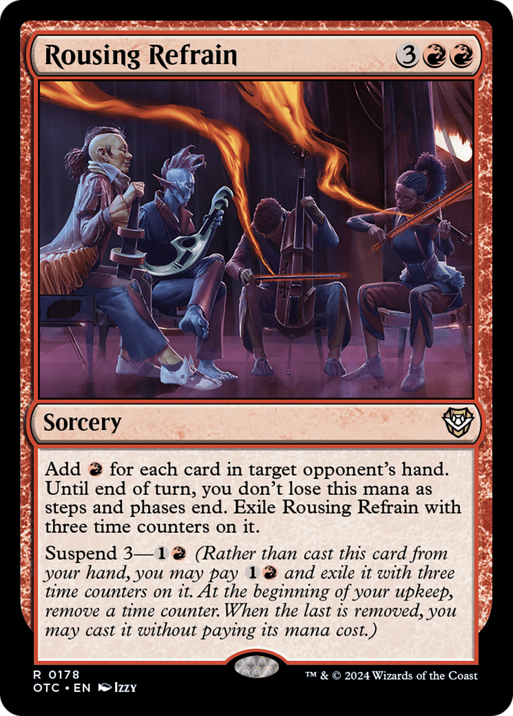 Rousing Refrain (OTC-178)  - Outlaws of Thunder Junction Commander