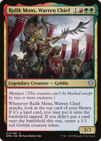 Rulik Mons, Warren Chief (DMU-217)  - Dominaria United